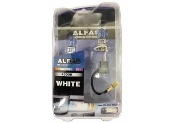 Газонаполненные лампы AVS ALFAS Maximum Intensity 4300К H3 24V 85W, комплект 2+2 (T-10) шт.