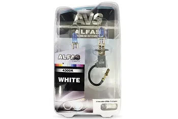 Газонаполненные лампы AVS ALFAS Maximum Intensity 4300К H1 24V 85W, комплект 2+2 (T-10) шт.