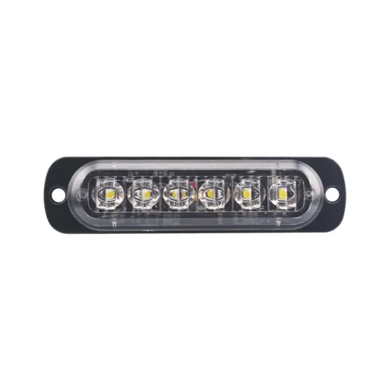Маяк маркерный 6LED желтый мигающий 12-24V /2