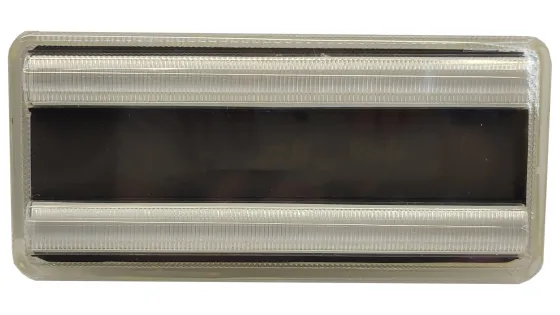 Стекло п/т (вставка) MAN Led 24V 2 полосы