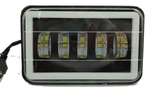 Фара противотуманная LED 50W, 12-24V,5led ОБОДОК. 170х110мм