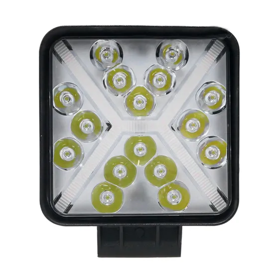 Фара противотуманная LED 48W, 16Led, 16мм, ДХО 12-24V, 110х110х25мм