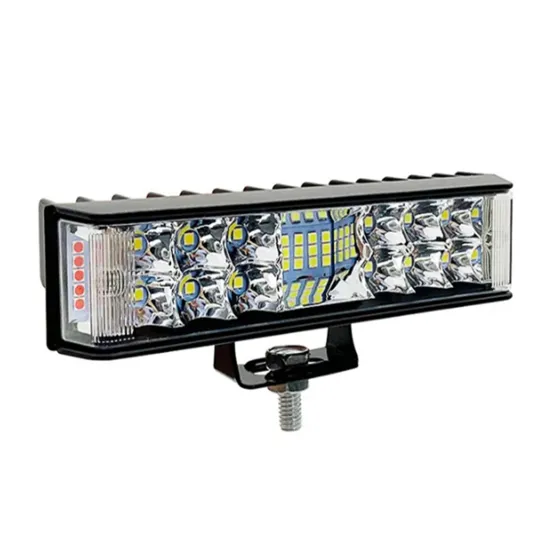 Фара противотуманная LED 48W Белый / Страбоскоп Красный-Синий 12-24V 15см