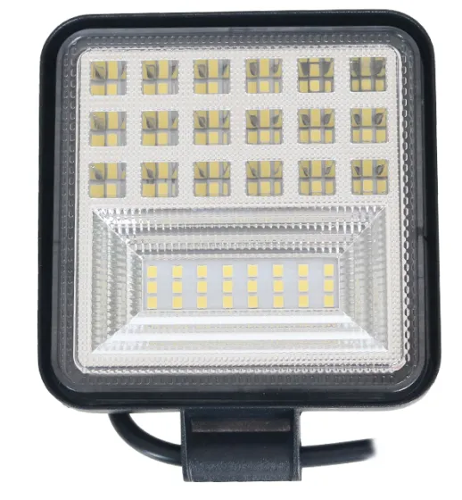 Фара противотуманная LED 42led, 126W, 12-24V, 110х110х25мм