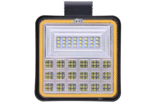 Фара противотуманная LED 42led, 126W, 12-24V, 110х110х25мм Ободок