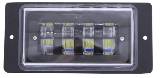 Фара противотуманная LED 40W ВАЗ 2110, К-З EURO 4Led, Ближ.+Дальн., Б+Ж, 12-24V, 170х85мм, к-т