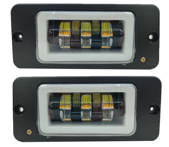 Фара противотуманная К-З Евро с ДХО 5LED Белый к-т