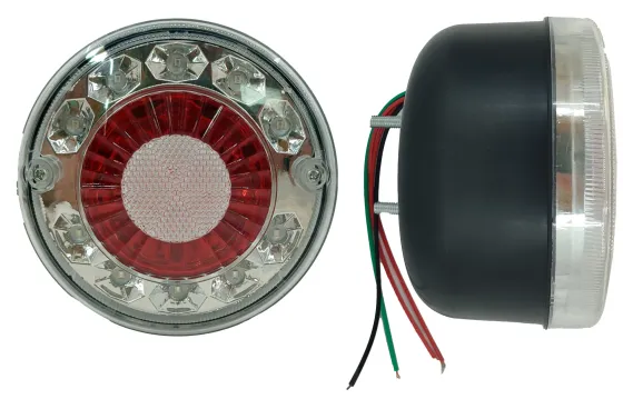Фонарь габаритный D=130мм H=85мм 12-24V