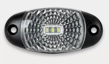 Фонарь габаритный LED 12V/24V прозрачный (паутинка) аналог FT 025 ТрАС