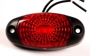 Фонарь габаритный LED 12V/24V красный (паутинка) аналог FT025 ТрАС