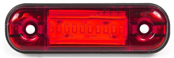 Фонарь маркерный 160 10LED в ряд Красный 24V