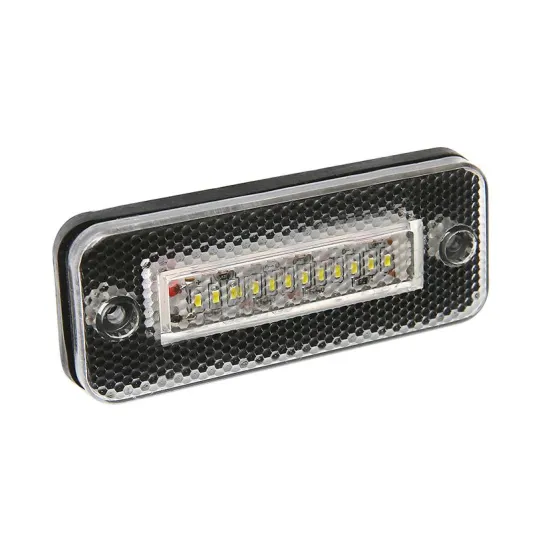 Фонарь маркерный 163 LED белый 12LED с прокладкой 24V
