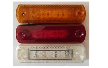 Фонарь маркерный 162 белый 10LED с прокладкой 24V