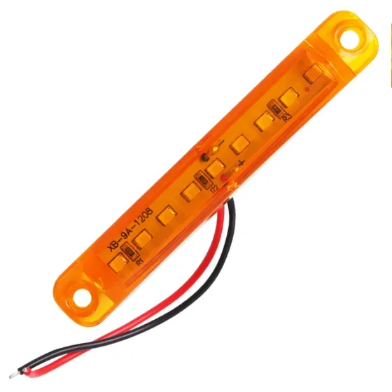 Фонарь маркерный 161 9LED желтый 12-24V PR /4
