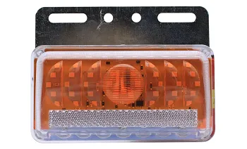 Фонарь маркерный с подсветкой колеса №34 24V желтый (уп. 4шт)