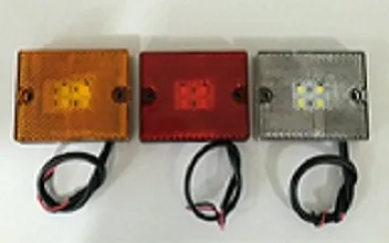 Фонарь маркерный 70 Красный универсальный 4 диода 24V