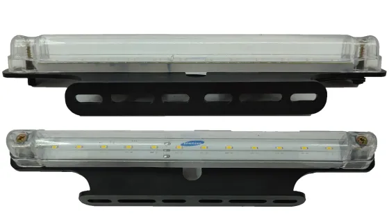 Фонарь маркерный 172 белый 12LED h=25мм c кронштейном 12-24V (SAMSUNG)