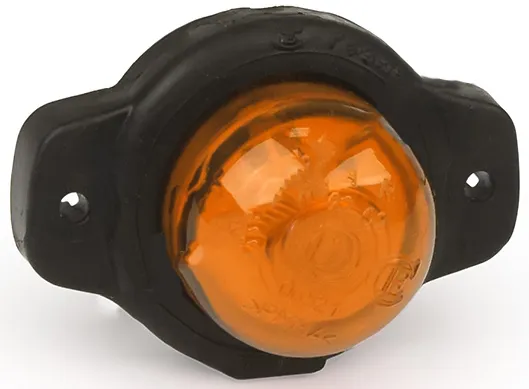 Фонарь маркерный LED ГФ 3.18 Шайба 12-24V Желтый