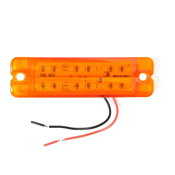 Фонарь маркерный IN4371 12-24v желтый LED (18 диодов)