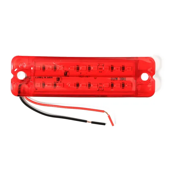 Фонарь маркерный IN4372 12-24v красный LED (18 диодов)
