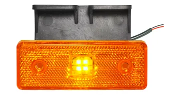 Фонарь маркерный 90 желтый с кронштейном