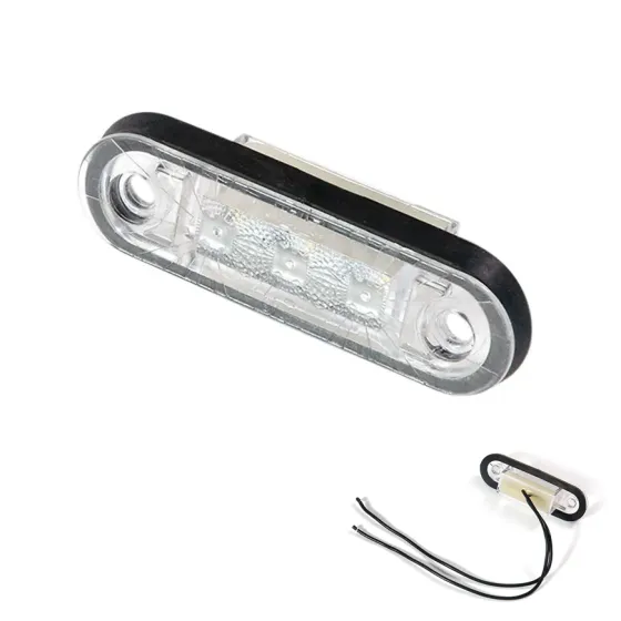 Фонарь маркерный ОГ-43 LED НИЗКИЙ Белый (аналог FT-015) /20