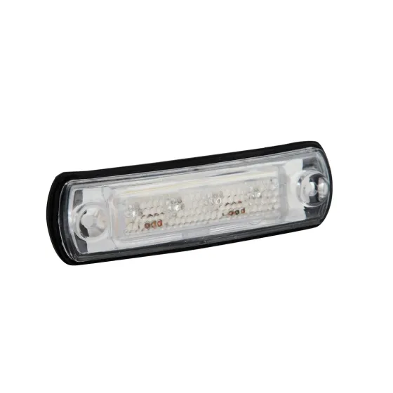 Фонарь маркерный YP-78 белый LED 100*30мм 12-24V Турция