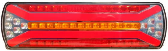 Фонарь задний М-З Н.О. Неон NEW 12-24V, с разъемом СЦАЗ бегущий поворот