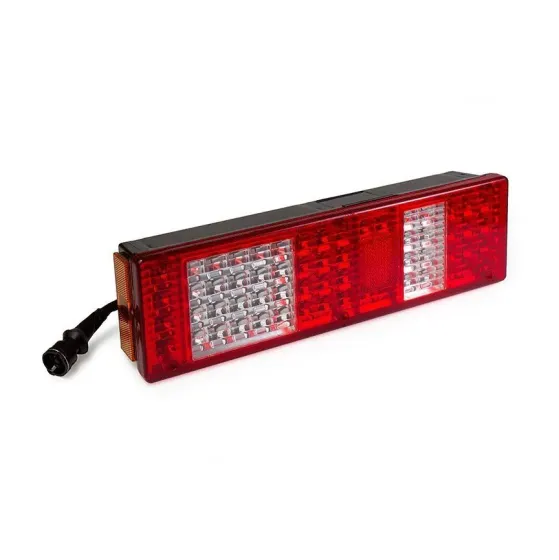 Фонарь задний М-З ЕВРО LED 24V с кабелем и боковым габаритом Левый