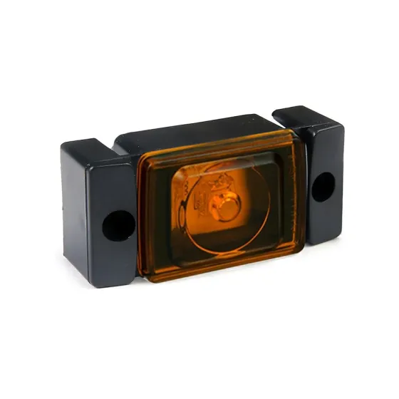 Фонарь габаритный маркерный LED Желтый 12V/24V (кубик) (линза) ТрАС /10