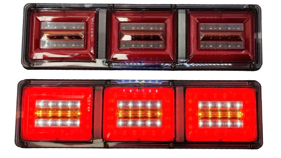 Фонарь задний LED №2 Космос L=46см,12-24V к-т КВАДРАТ
