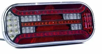 Фонарь задний FT-600 Правая LED DI 12-36v 6-х функц. с проводами 1m левый