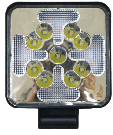 Фара противотуманная LED 9,6W 12-24V 3 режима 85х85мм