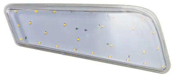 Стекло П/Т фары VOLVO FH с 2008г с LED- Платой Правое пластик