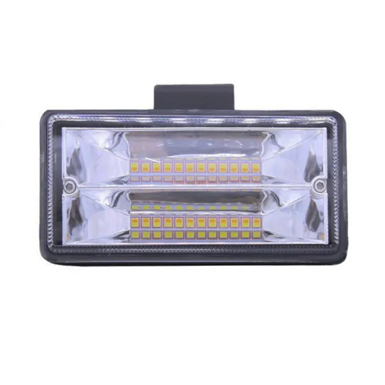 Фара противотуманная 24LED Белый+Желтый+Страбоскоб 120х60х45мм 12-24V