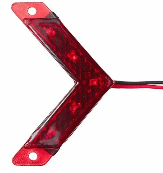 Стрелки малые 165 красный 5LED 12V