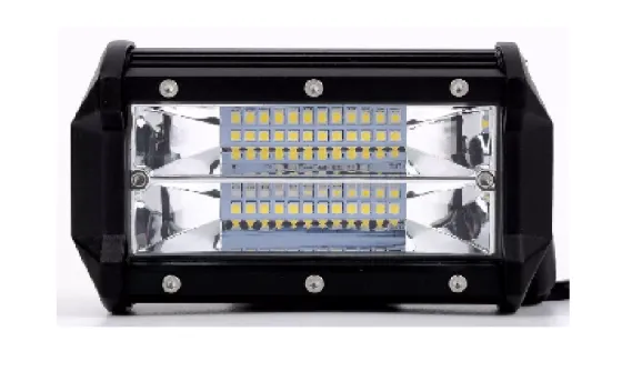 Фара противотуманная (балка) LED 24Led 72W 130мм 12-24V