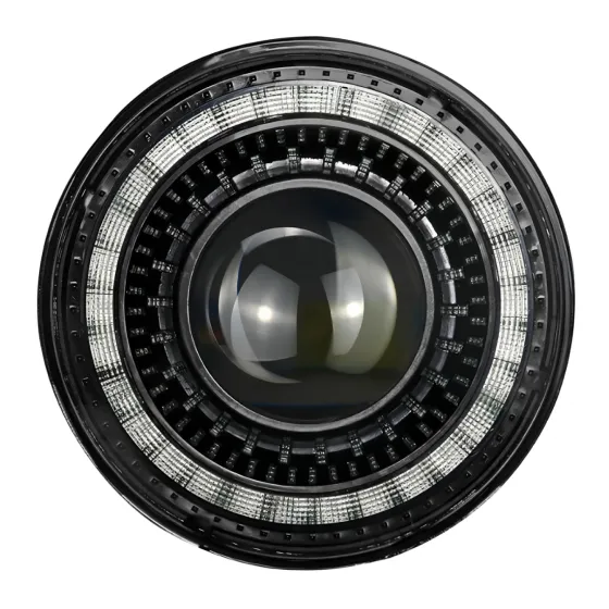 Фара диодная К-З, Нива 12-24V LED 45W/53W, 7" Ближ.+Дальн. 175х65мм