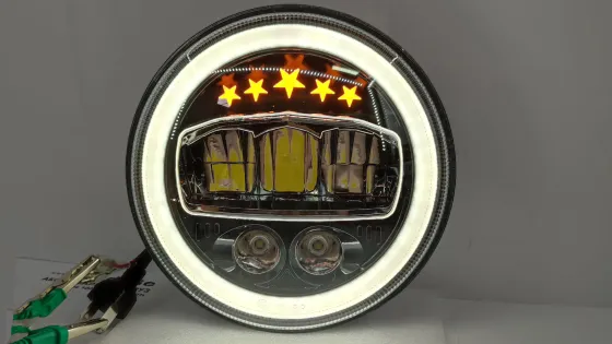 Фара диодная К-З, Нива 12-24V LED 46W, 7" Ближ.+Дальн.+Звезды 175х65мм