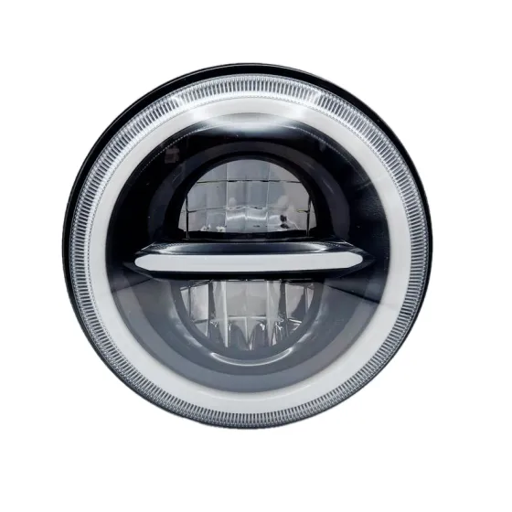 Фара диодная К-З, Нива 12-24V LED 35W, 7" Ближ.+ Дальн. 175х65мм