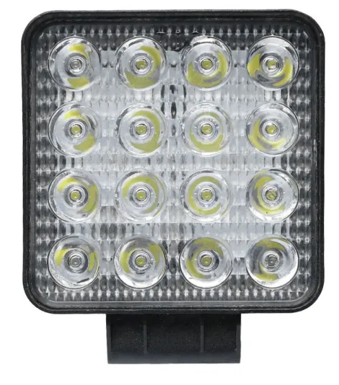 Фара противотуманная LED 20W, 16Led, 110х110х45мм 12-24V