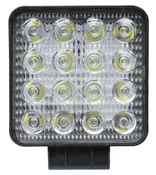 Фара противотуманная LED 15W, 16Led, 110х110х20мм 12-24V