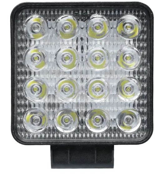 Фара противотуманная LED 16W, 16Led, 110х110х25мм 12-24V