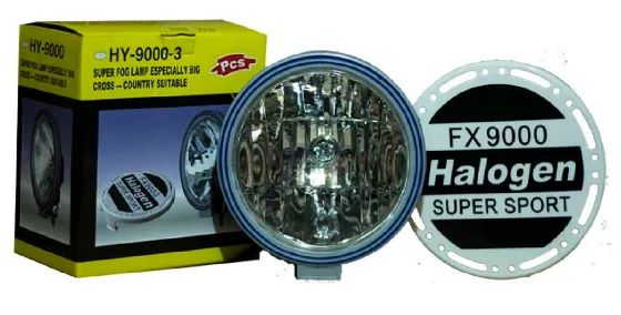 Фара противотуманная HY-9000-3 H3, 12-24V, 55W гладкая d=222мм
