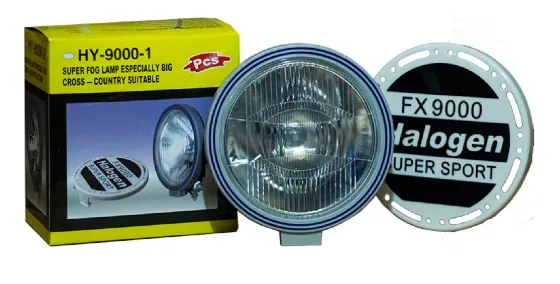 Фара противотуманная HY-9000-1 H3, 12-24V, 55W рифленая d=222мм
