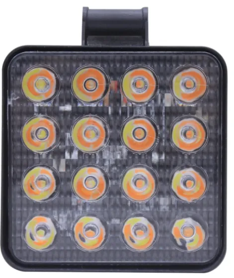 Фара противотуманная 48W 2 режима желтый + стробоскоп 12-24V