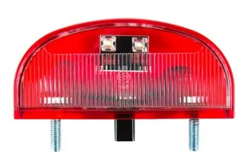 Подсветка номера LED 24V красная (между шпильк. 72мм, М6) Сакура