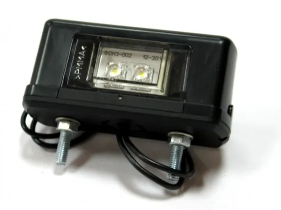 Подсветка номера LED 12-24V МАЛАЯ ТрАС Черная