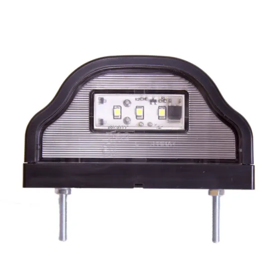 Подсветка номера LED 12-24V волна Черная 001.3717 ТрАС