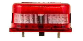 Подсветка номера (ПН-1-01-02 LED"ЕВ.+" аналог ФП-131 ДИОДНАЯ 12-24V.КРАСНАЯ пластмас) Г-ЛЬ,Уаз,Г-З